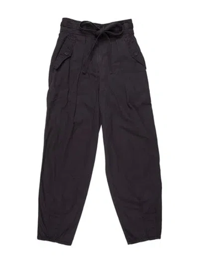 Pre-owned Ulla Johnson Wide Leg Pants In Blue