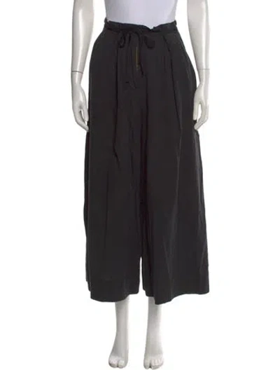 Pre-owned Ulla Johnson Wide Leg Pants In Blue