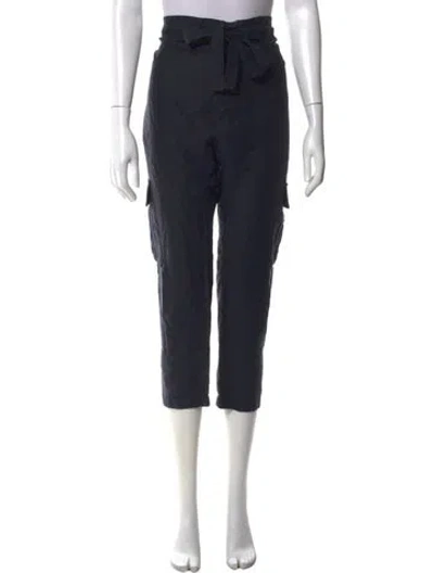 Pre-owned Ulla Johnson Wide Leg Pants In Blue