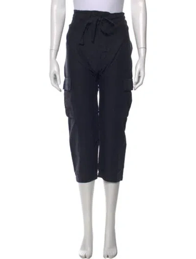 Pre-owned Ulla Johnson Wide Leg Pants In Blue