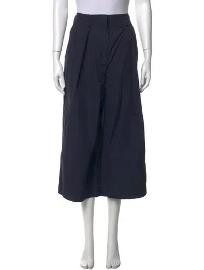Pre-owned Ulla Johnson Wide Leg Pants In Blue