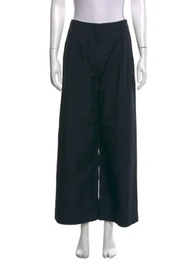 Pre-owned Ulla Johnson Wide Leg Pants In Blue