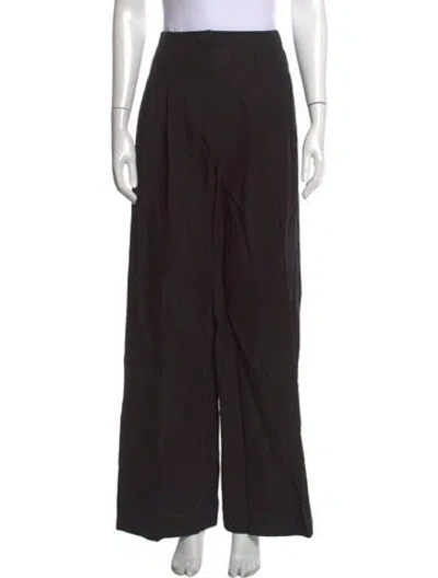 Pre-owned Ulla Johnson Wide Leg Pants In Blue