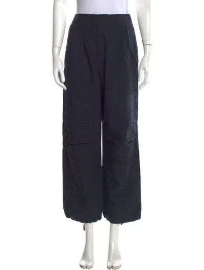 Pre-owned Ulla Johnson Wide Leg Pants In Blue