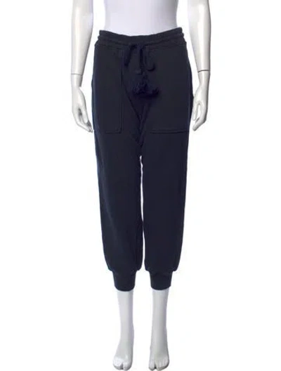 Pre-owned Ulla Johnson Wide Leg Pants In Blue