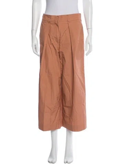 Pre-owned Ulla Johnson Wide Leg Pants In Brown