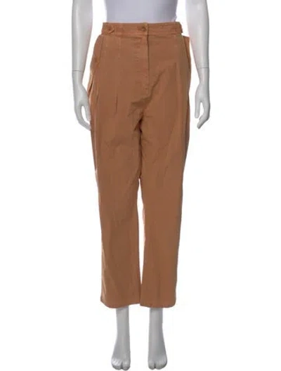 Pre-owned Ulla Johnson Wide Leg Pants In Brown