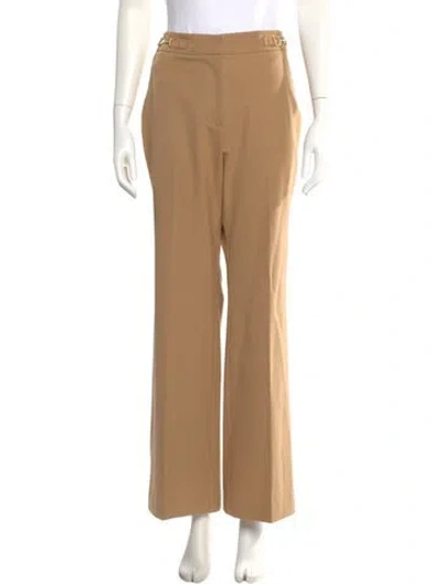 Pre-owned Ulla Johnson Wide Leg Pants In Neutral