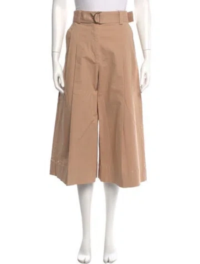Pre-owned Ulla Johnson Wide Leg Pants In Neutral