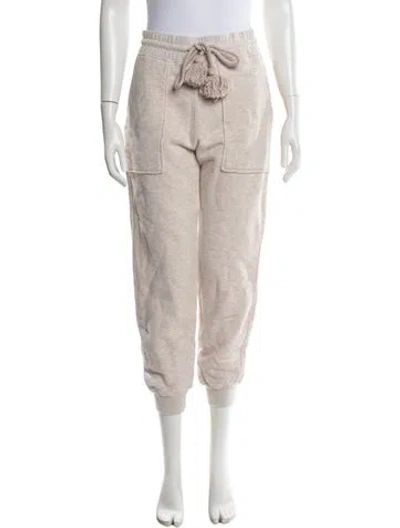 Pre-owned Ulla Johnson Wide Leg Pants In Neutral