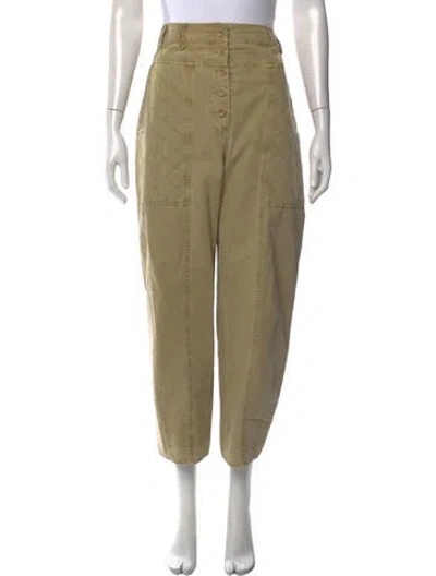 Pre-owned Ulla Johnson Wide Leg Pants In Neutral