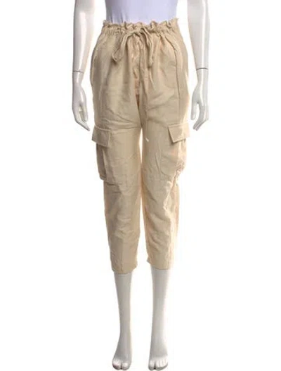 Pre-owned Ulla Johnson Wide Leg Pants In Neutrals