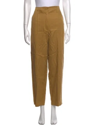 Pre-owned Ulla Johnson Wide Leg Pants In Neutrals