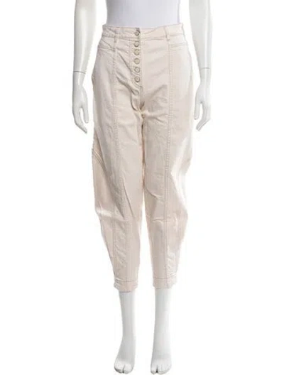 Pre-owned Ulla Johnson Wide Leg Pants In Neutrals