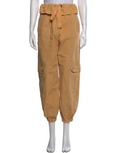 Pre-owned Ulla Johnson Wide Leg Pants In Neutrals