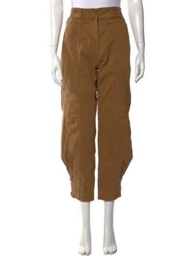 Pre-owned Ulla Johnson Wide Leg Pants In Neutrals