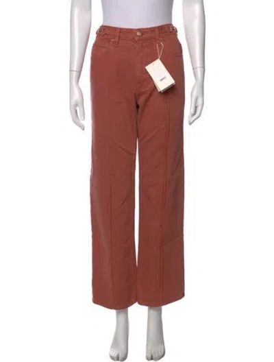 Pre-owned Ulla Johnson Wide Leg Pants In Pink