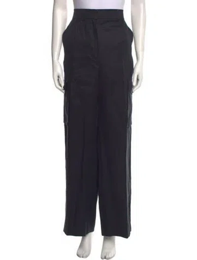Pre-owned Ulla Johnson Wide Leg Pants W/ Tags In Black