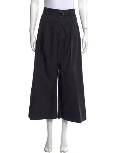 Pre-owned Ulla Johnson Wide Leg Pants W/ Tags In Blue