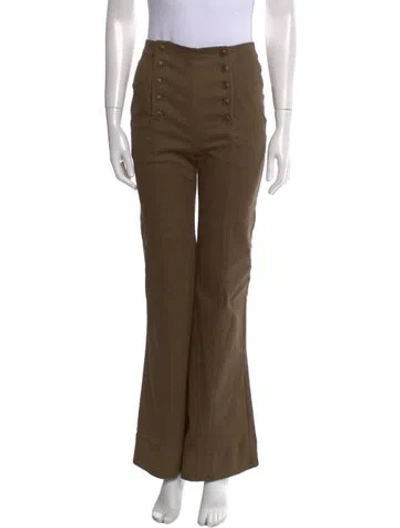Pre-owned Ulla Johnson Wide Leg Pants W/ Tags In Brown