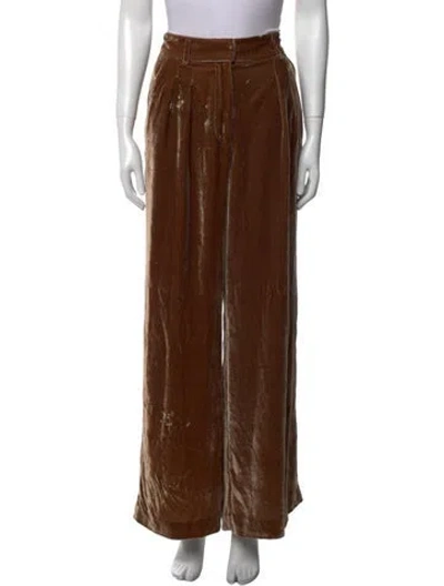 Pre-owned Ulla Johnson Wide Leg Pants W/ Tags In Brown