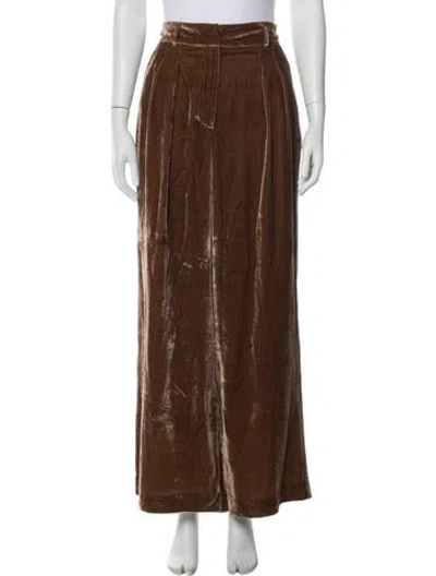Pre-owned Ulla Johnson Wide Leg Pants W/ Tags In Brown