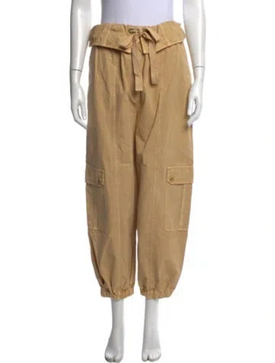 Pre-owned Ulla Johnson Wide Leg Pants W/ Tags In Neutrals