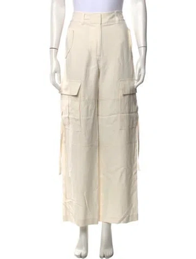 Pre-owned Ulla Johnson Wide Leg Pants W/ Tags In Neutrals