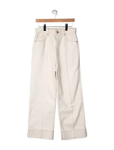 Pre-owned Ulla Johnson Wide Leg Pants W/ Tags In Neutrals