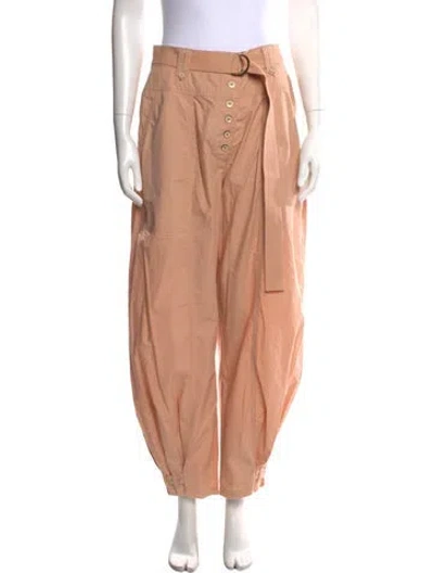 Pre-owned Ulla Johnson Wide Leg Pants W/ Tags In Pink