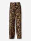 Ulla Johnson Wide Leopard Pants In Gold