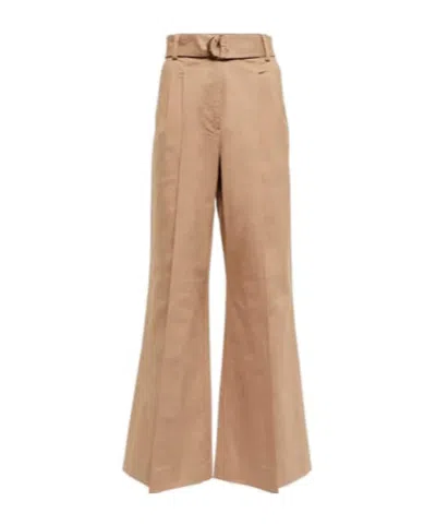 Ulla Johnson Wide-leg Casual Pants In Nude