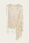 Ulla Johnson Willa Silk Fringe Top In Creme In Neutral