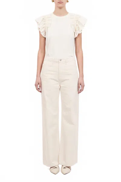Ulla Johnson Willow Jean In Cowrie In Neutral