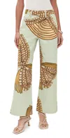 Ulla Johnson Willow Jeans Water Blossoms In Neutral