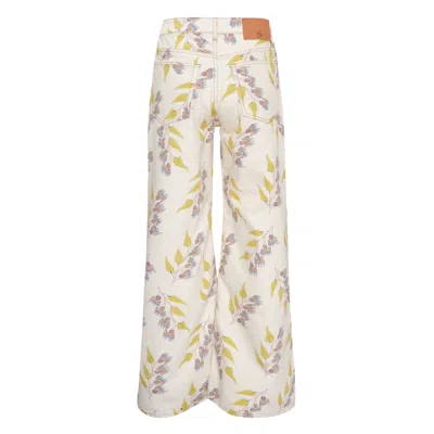 Ulla Johnson Willow Wide Leg Jean In White