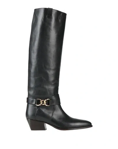 Ulla Johnson Woman Boot Black Size 5 Calfskin