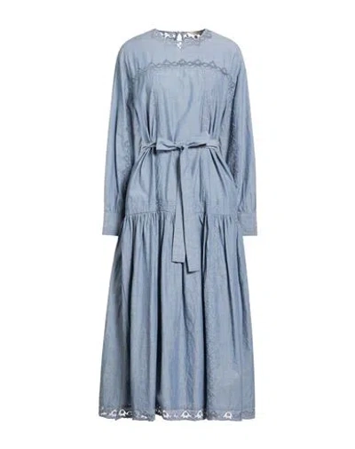 Ulla Johnson Woman Maxi Dress Blue Size 6 Cotton