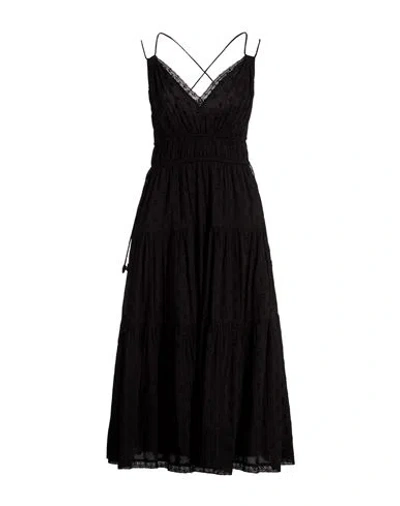 Ulla Johnson Woman Midi Dress Black Size 6 Cotton
