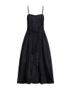 Ulla Johnson Woman Midi Dress Midnight Blue Size 6 Cotton In Blue