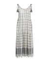 Ulla Johnson Fortuna Multi-stripe Maxi Dress Coverup In Off White