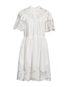 Ulla Johnson Woman Midi Dress White Size 8 Linen, Cotton