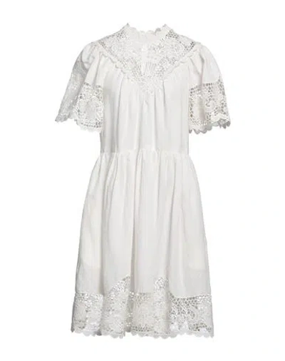 Ulla Johnson Woman Midi Dress White Size 8 Linen, Cotton