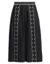Ulla Johnson Woman Midi Skirt Black Size 10 Cotton