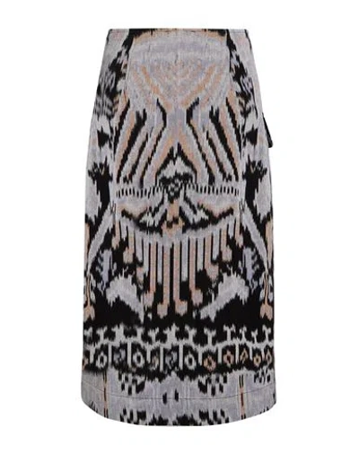 Ulla Johnson Woman Midi Skirt Slate Blue Size 6 Cotton