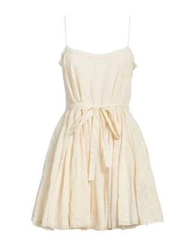 Ulla Johnson Woman Mini Dress Ivory Size 6 Cotton In Neutral