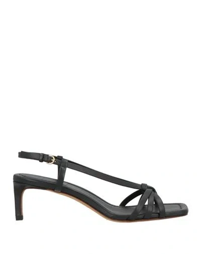 Ulla Johnson Woman Sandals Black Size 6.5 Leather