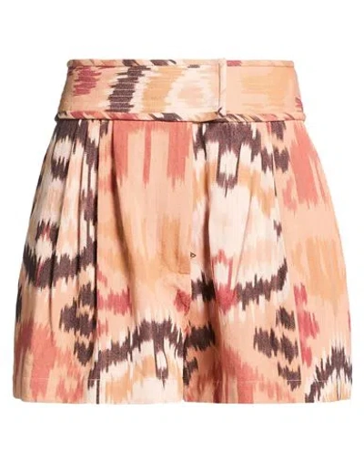 Ulla Johnson Woman Shorts & Bermuda Shorts Apricot Size 0 Cotton In Neutral