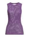 Ulla Johnson Woman Sweater Purple Size M Cotton