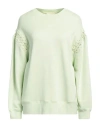 Ulla Johnson Cori Lace-up Detail Sweatshirt In Green